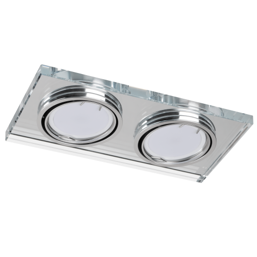 Светильник точечный встраиваемый декоративный под заменяемые галогенные или LED лампы Rifle 002544