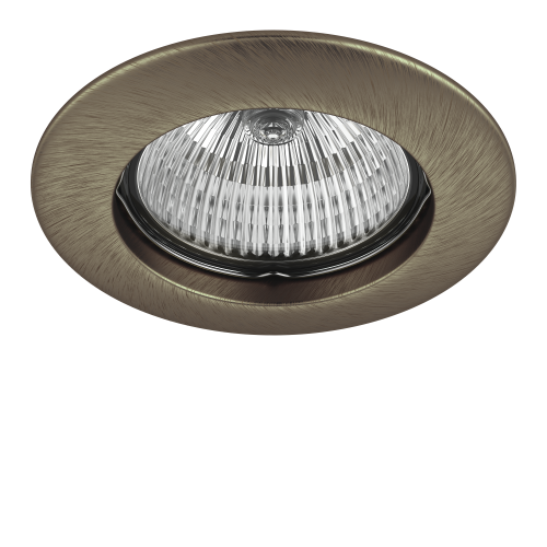 Светильник точечный встраиваемый декоративный под заменяемые галогенные или LED лампы Teso fix 011071