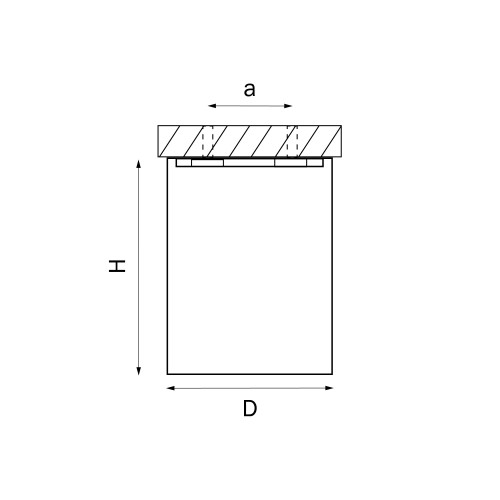 Светильник точечный накладной декоративный под заменяемые LED лампы Binoco 051006