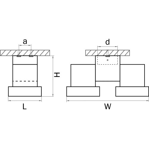 Светильник точечный накладной декоративный под заменяемые галогенные или LED лампы Illumo X2 051036