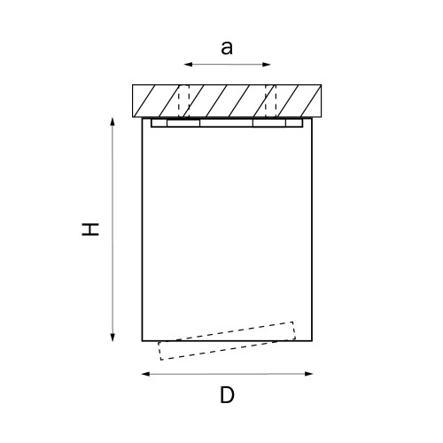 Светильник точечный накладной декоративный под заменяемые галогенные или LED лампы Binoco 052007
