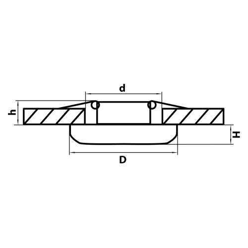 Светильник точечный встраиваемый декоративный со встроенными светодиодами Monde 071036