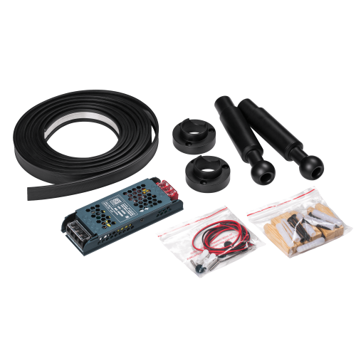 Тросовая система CORDA 5м и блок питания на 100W (max мощность ленты 18W/метр) Corda 100CORDA5