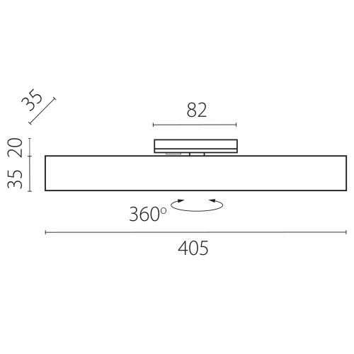Светильник линейный д/трека Lilla 202146