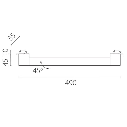 Светильник линейный д/трека Lilla 202346