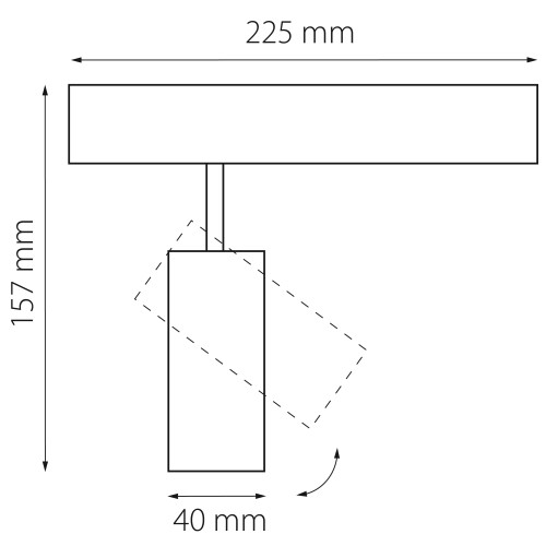 Светильник для трека PRO диммируемый APP Teta 205016