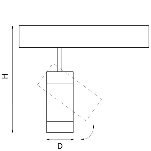Светильник для трека PRO диммируемый Teta 205017R