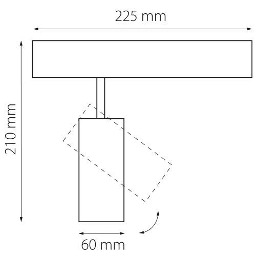 Светильник для трека PRO диммируемый APP Teta 205036