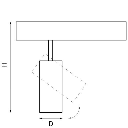 Светильник для трека PRO диммируемый Teta 205037R
