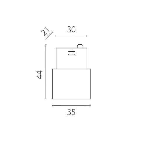Светильник светодиодный встраиваемый в шинопровод UNO с уровнем UGR менее 10 Uno 209447