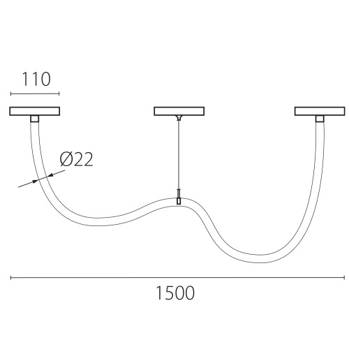 Светильник гибкий силиконовый Uno Uno 209937