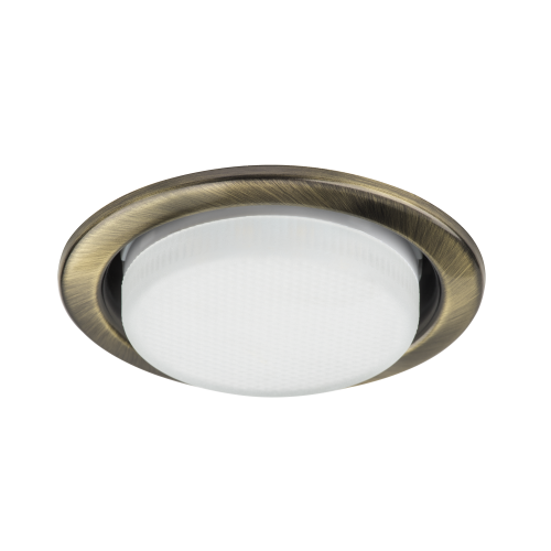 Светильник точечный встраиваемый декоративный под заменяемые КЛЛ или LED лампы Tensio 212111