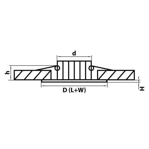 Светильник точечный встраиваемый декоративный со встроенными светодиодами Soffi 16 212437