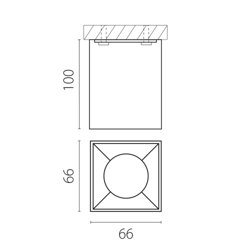 Рамка (светильник) PVC д/LED-модулей 941хх и LED-ламп D50мм Rullo 213336