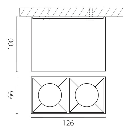 Рамка (светильник) PVC д/LED-модулей 941хх и LED-ламп D50мм Rullo 213366