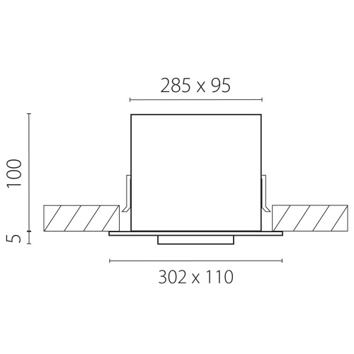 Светильник точечный встраиваемый декоративный под заменяемые галогенные или LED лампы Cardano 214037