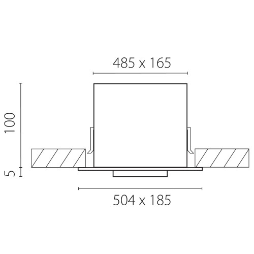 Светильник точечный встраиваемый декоративный под заменяемые галогенные или LED лампы Cardano 214138