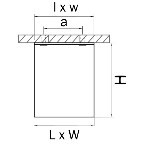 Светильник точечный накладной декоративный под заменяемые галогенные или LED лампы Ottico qua 214420