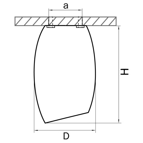 Светильник точечный накладной декоративный под заменяемые галогенные или LED лампы Ballo 214466