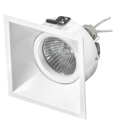 Светильник точечный встраиваемый декоративный под заменяемые галогенные или LED лампы Domino 214506