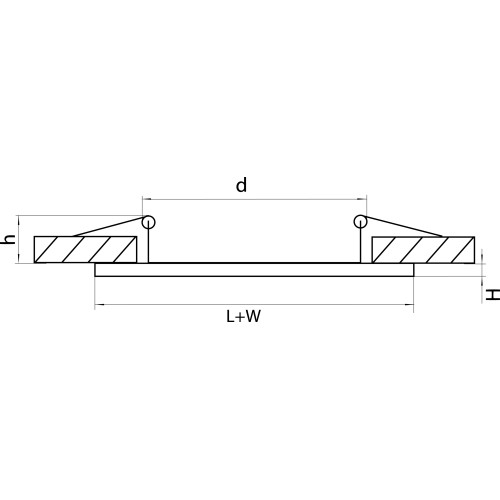 Рамка для точечного светильника Domino 214623