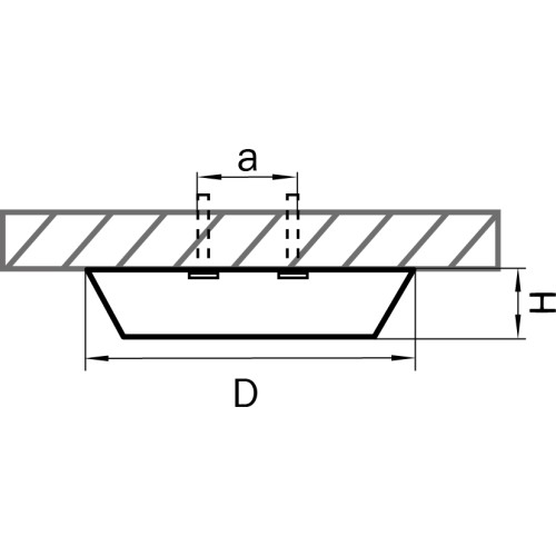 Светильник накладной заливающего света со встроенными светодиодами Urbano mini 214714