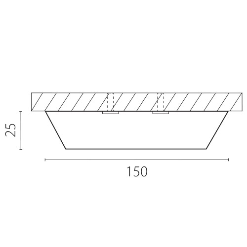 Светильник накладной заливающего света со встроенными светодиодами Urbano 214902