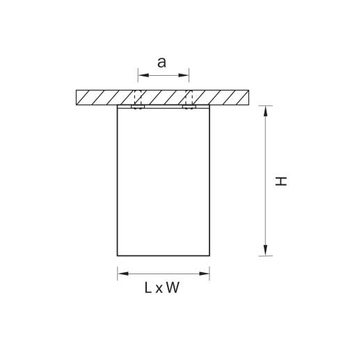 Светильник точечный накладной декоративный под заменяемые галогенные или LED лампы Rullo 216586