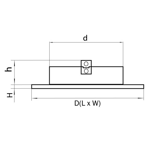 Светильник точечный встраиваемый декоративный под заменяемые галогенные или LED лампы Intero 111 217907