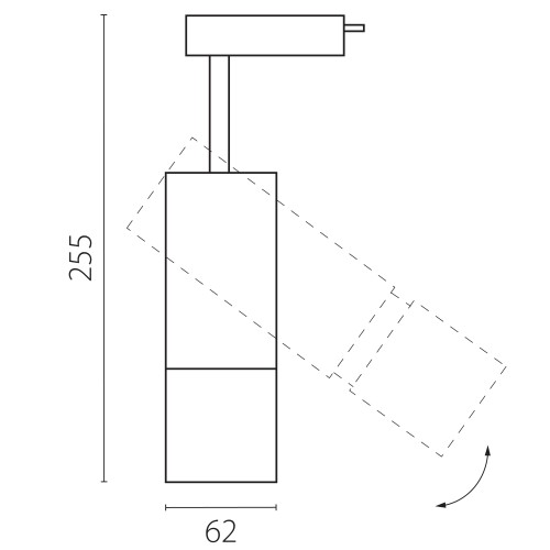 Светильник светодиодный для 1-фазного трека Volta 229246