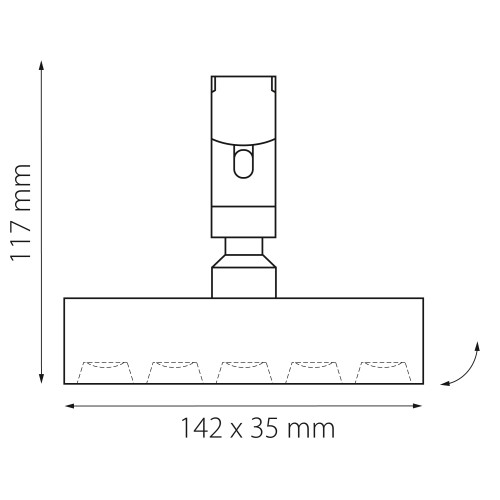 Светильник для трека Due DUE 267437