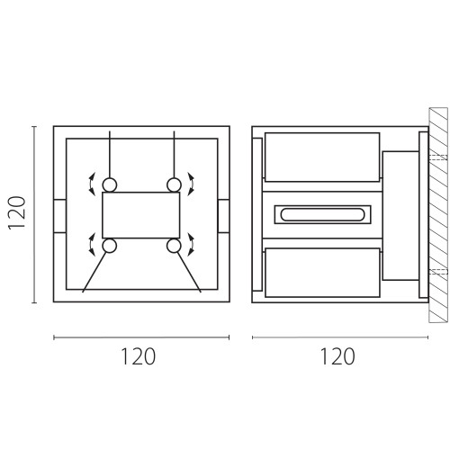 Светильник светодиодный уличный Dalla 340537