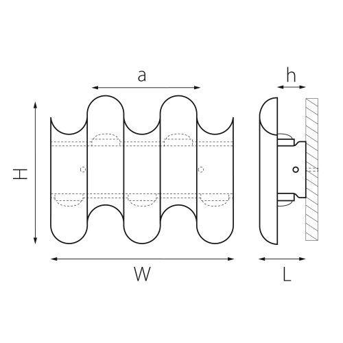 Светильник светодиодный уличный Bosso 341547