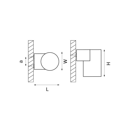Светильник уличный настенный Paro 350619