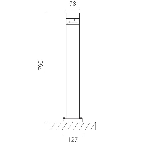 Светильник светодиодный уличный Raggio 376707