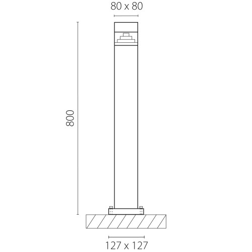 Светильник светодиодный уличный Raggio 377707