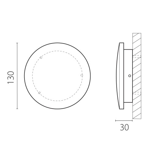 Светильник светодиодный уличный Piatto 379137
