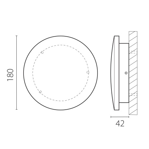 Светильник светодиодный уличный Piatto 379237