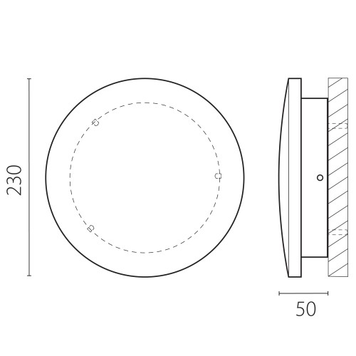 Светильник светодиодный уличный Piatto 379347