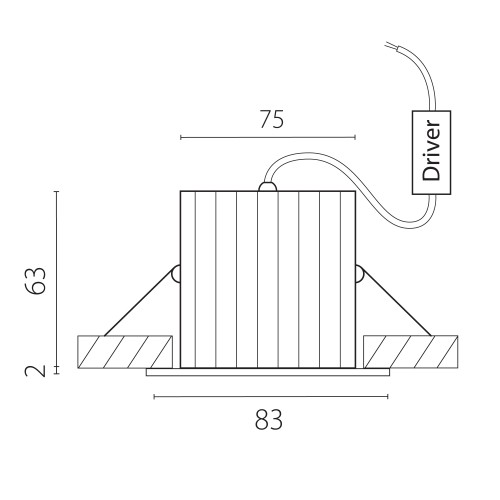 Светильник светодиодный универсальный IP44 Ciclone 385347