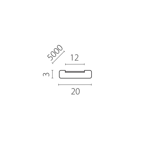 Стальной трос CORDA в PVC оплетке для LED-ленты 5м Corda 418005