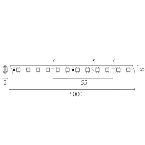 Лента двухсторонняя 24V Lightstar 420844