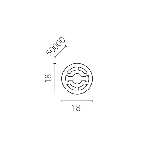 Профиль круглый силиконовый PROFILED 50м/упак D18 д/LED ленты Profiled 441850