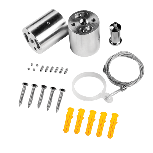 Комплект вертикального крепежа двойной к силикон профилю 4428хх (D28) Profiled 442891