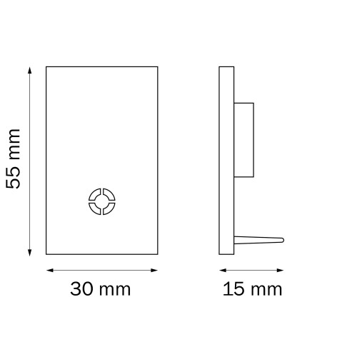 Заглушка концевая трековая PRO Teta 505167