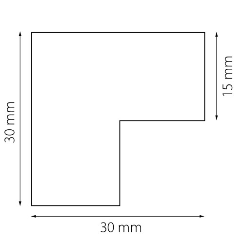 Соединитель L-образный Linea 506137