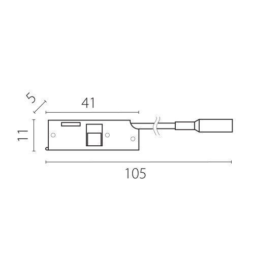 Провод питания "адаптер - трек" к 506005 Linea 506197