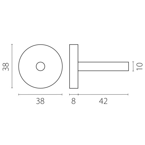 Крепление жесткое к треку 5064хх Linea 506475