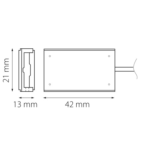 Адаптер д/питания 48V трековый DUE ЧЕРНЫЙ DUE 507117