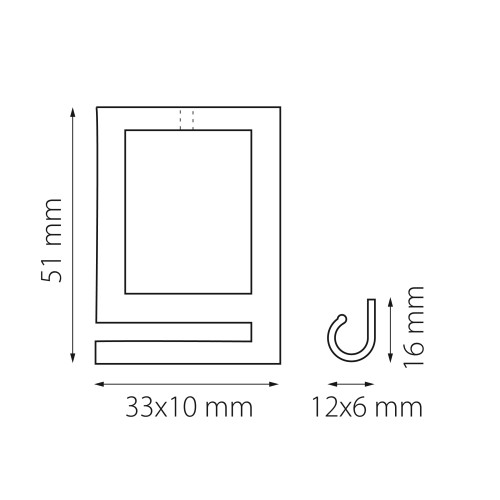 Крепление настенно-потолочное Nove 508178